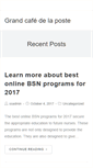 Mobile Screenshot of grandcafedelaposte.com