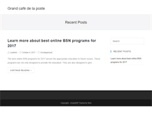 Tablet Screenshot of grandcafedelaposte.com